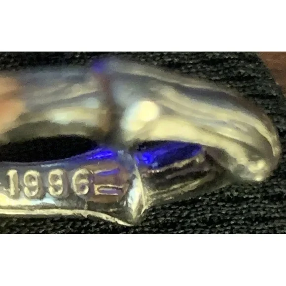 TIFFANY & CO. 1996 925 Sterling Silver Bamboo Ring size 3 - Picture 4 of 5